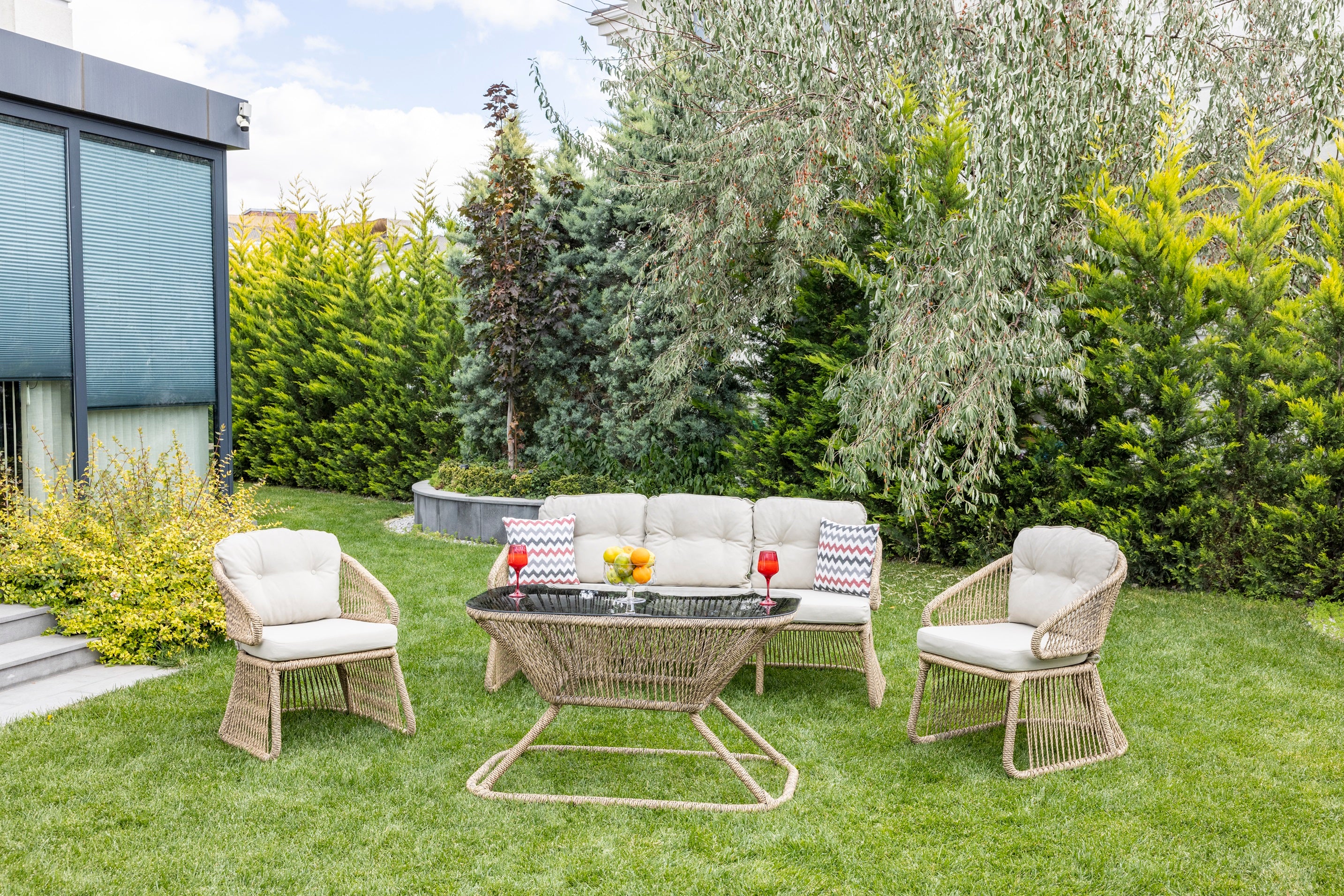 Dream Bahçe ve Balkon Koltuk Takımı (2+1+1+Sehpa)