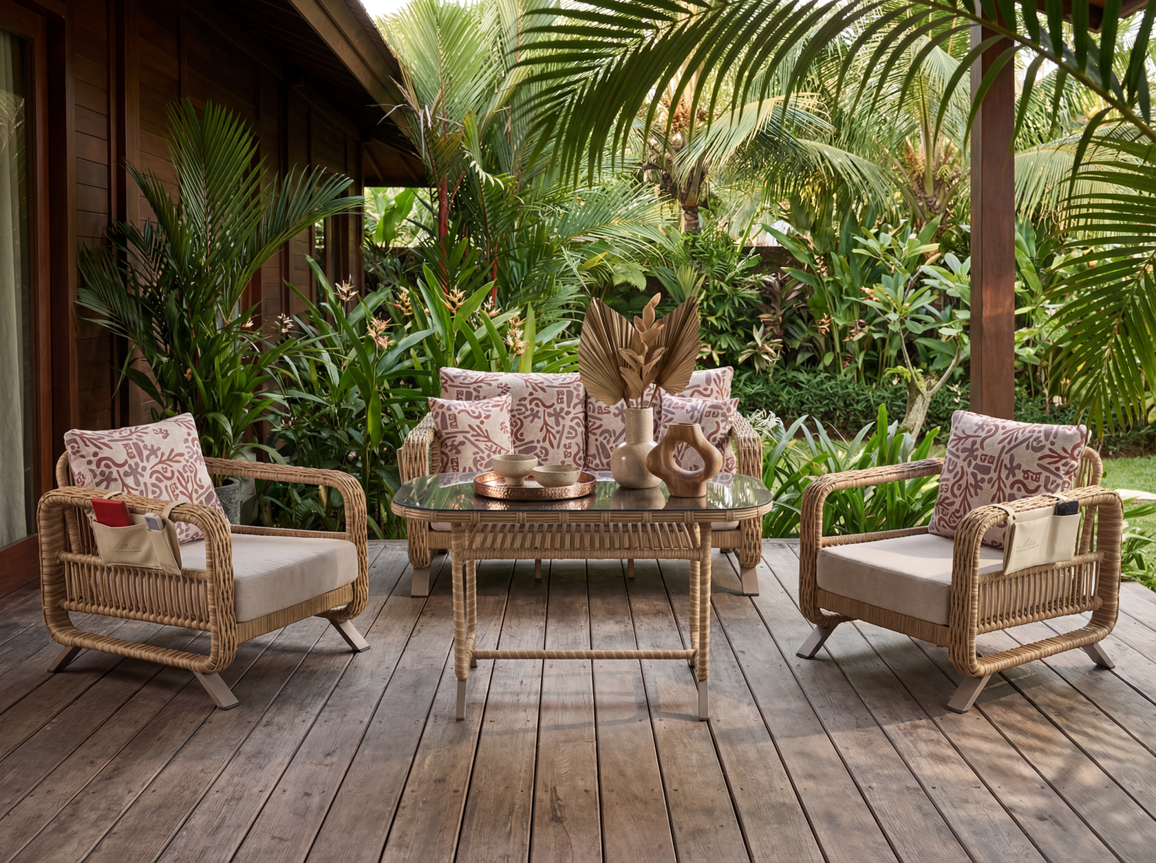 Zeugma Üçlü Bahçe ve Balkon Koltuk