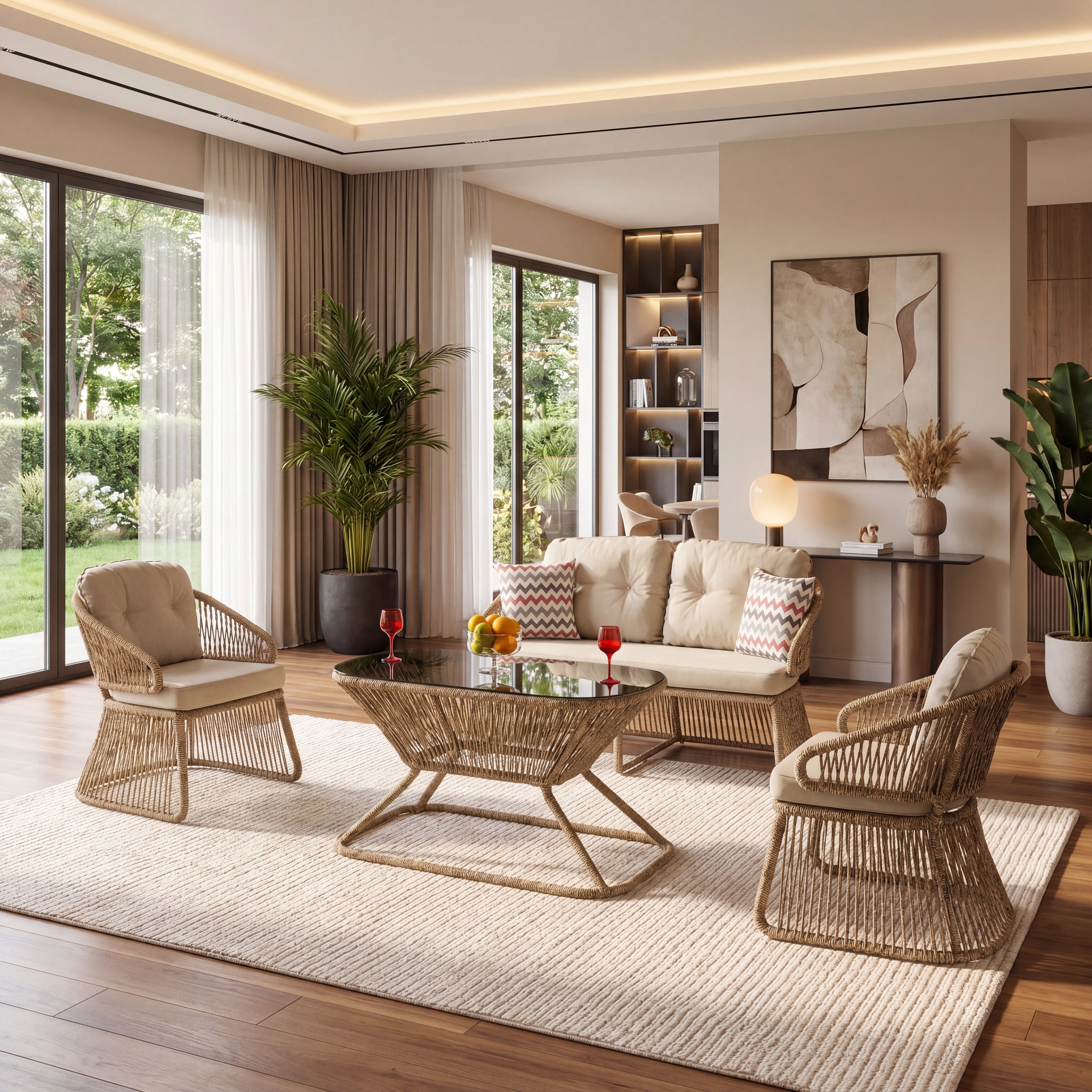 Dream Bahçe ve Balkon Koltuk Takımı (2+1+1+Sehpa)