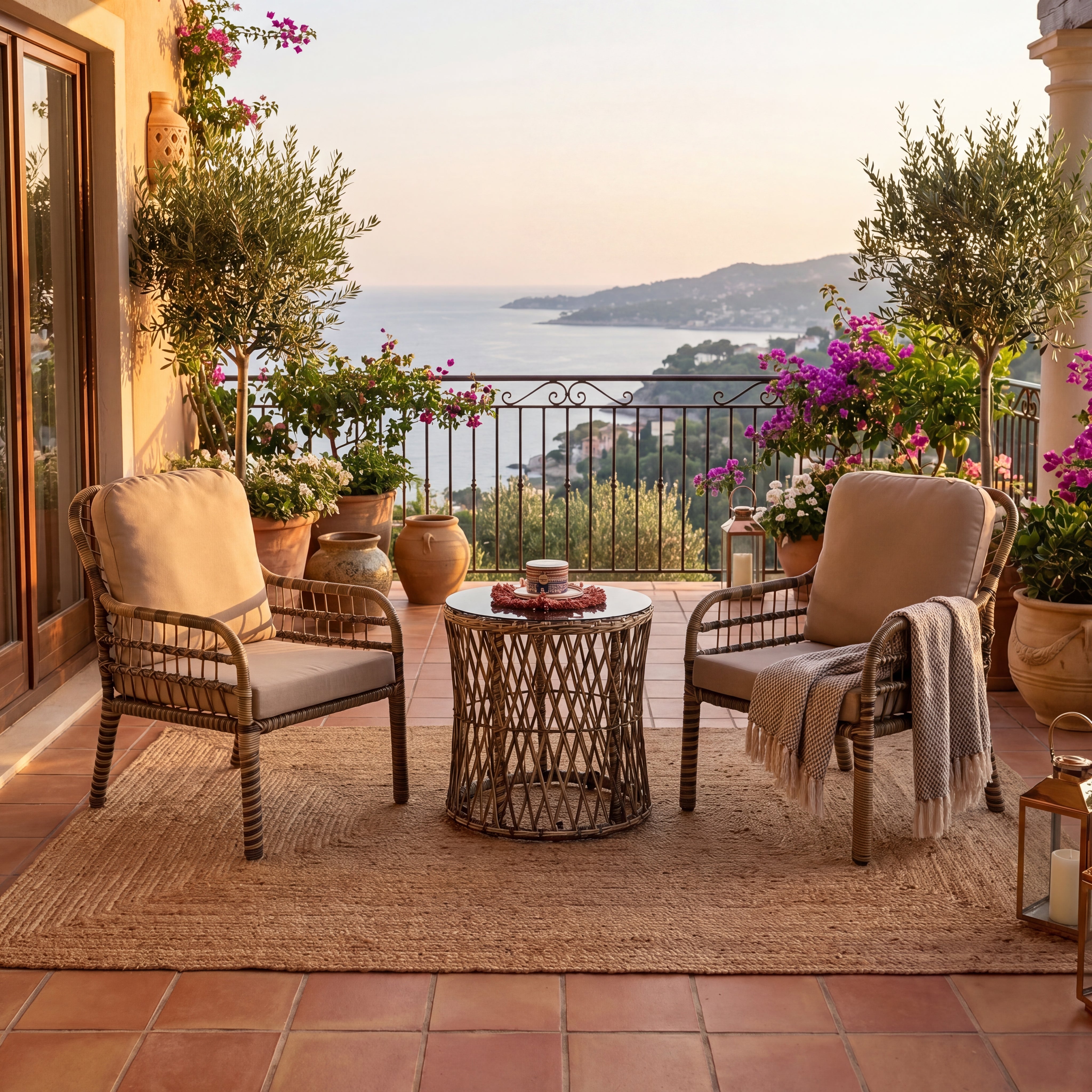Pisa Tekli Bahçe ve Balkon Kahve Takımı