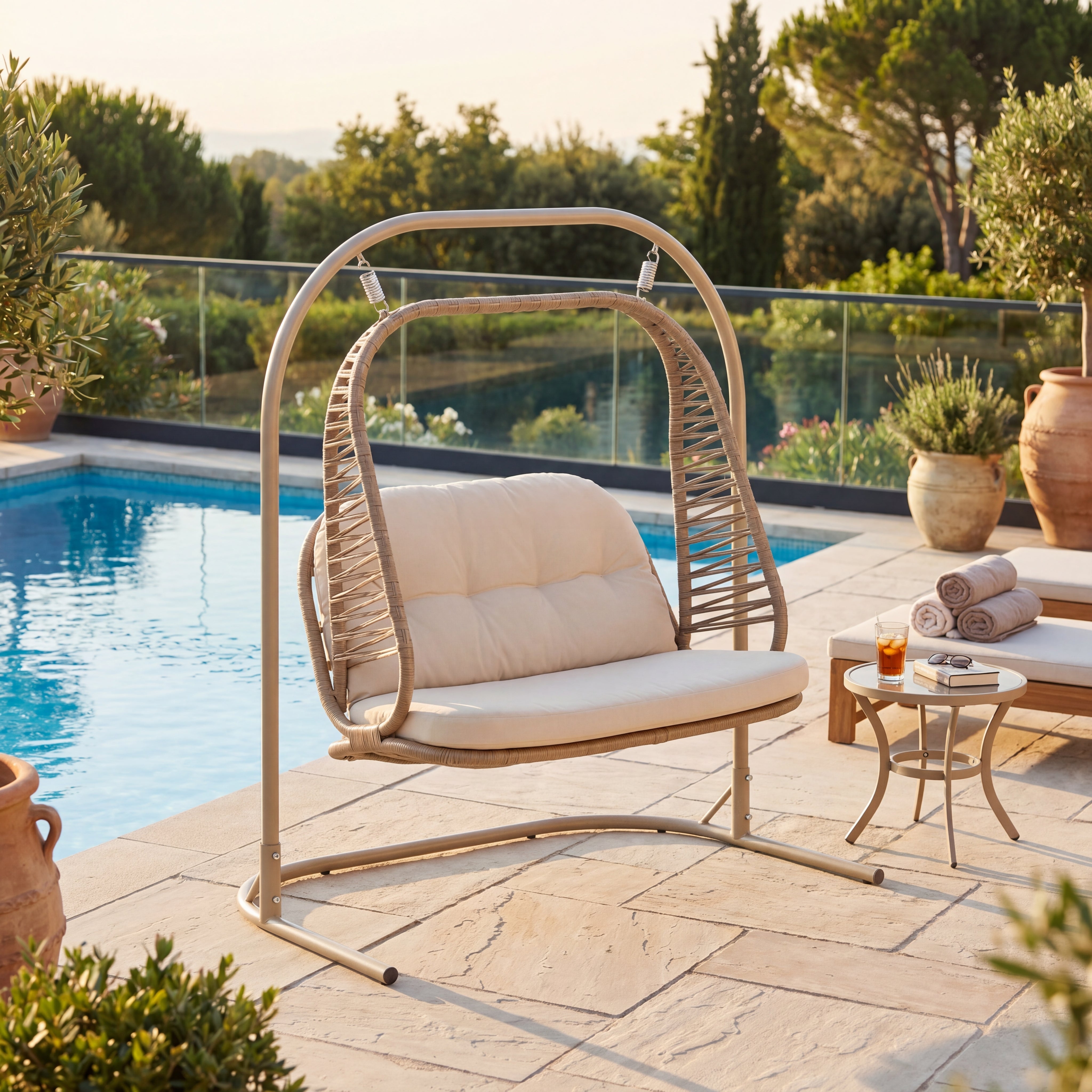 Baron İkili Bahçe ve Balkon Salıncak