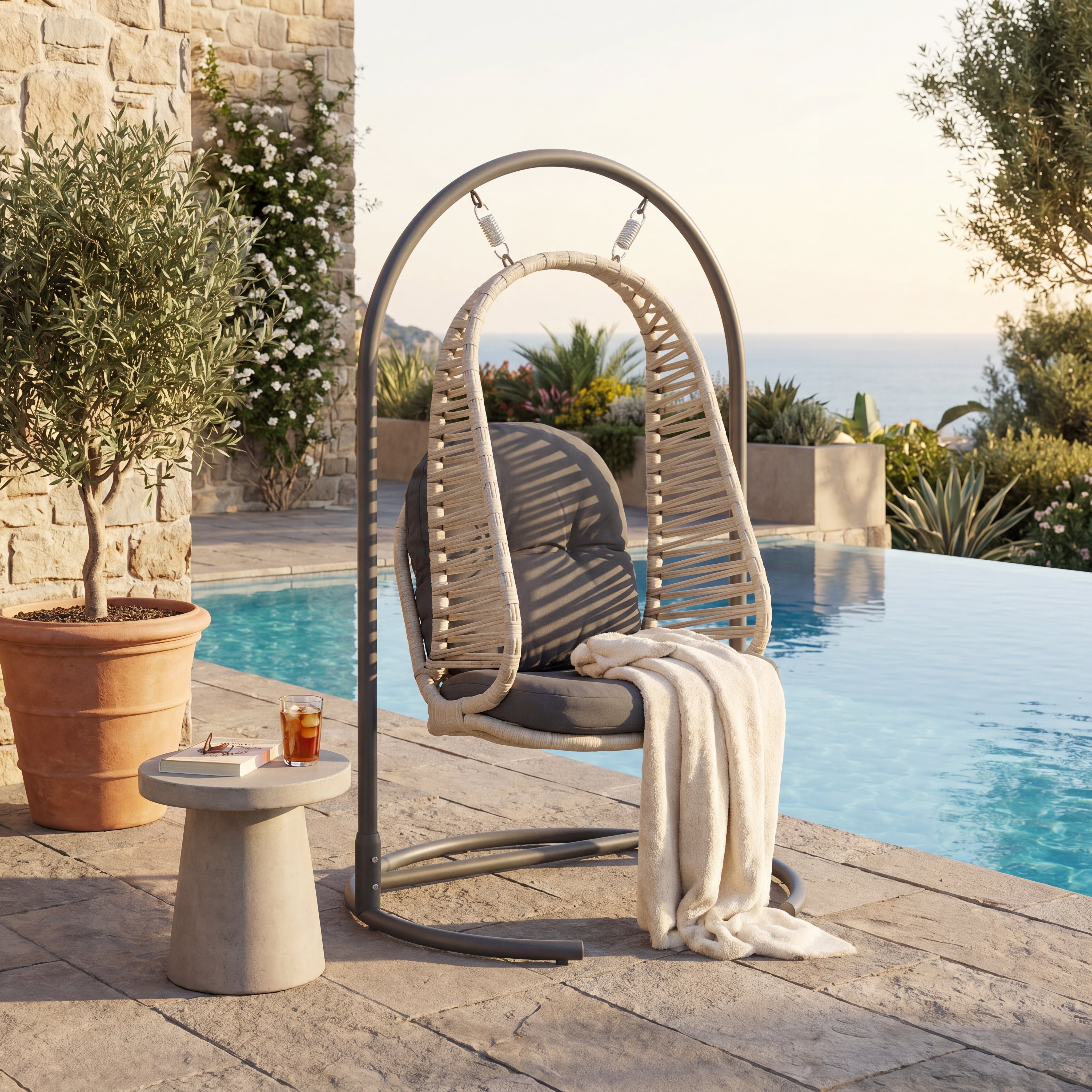 Baron Tekli Bahçe ve Balkon Salıncak