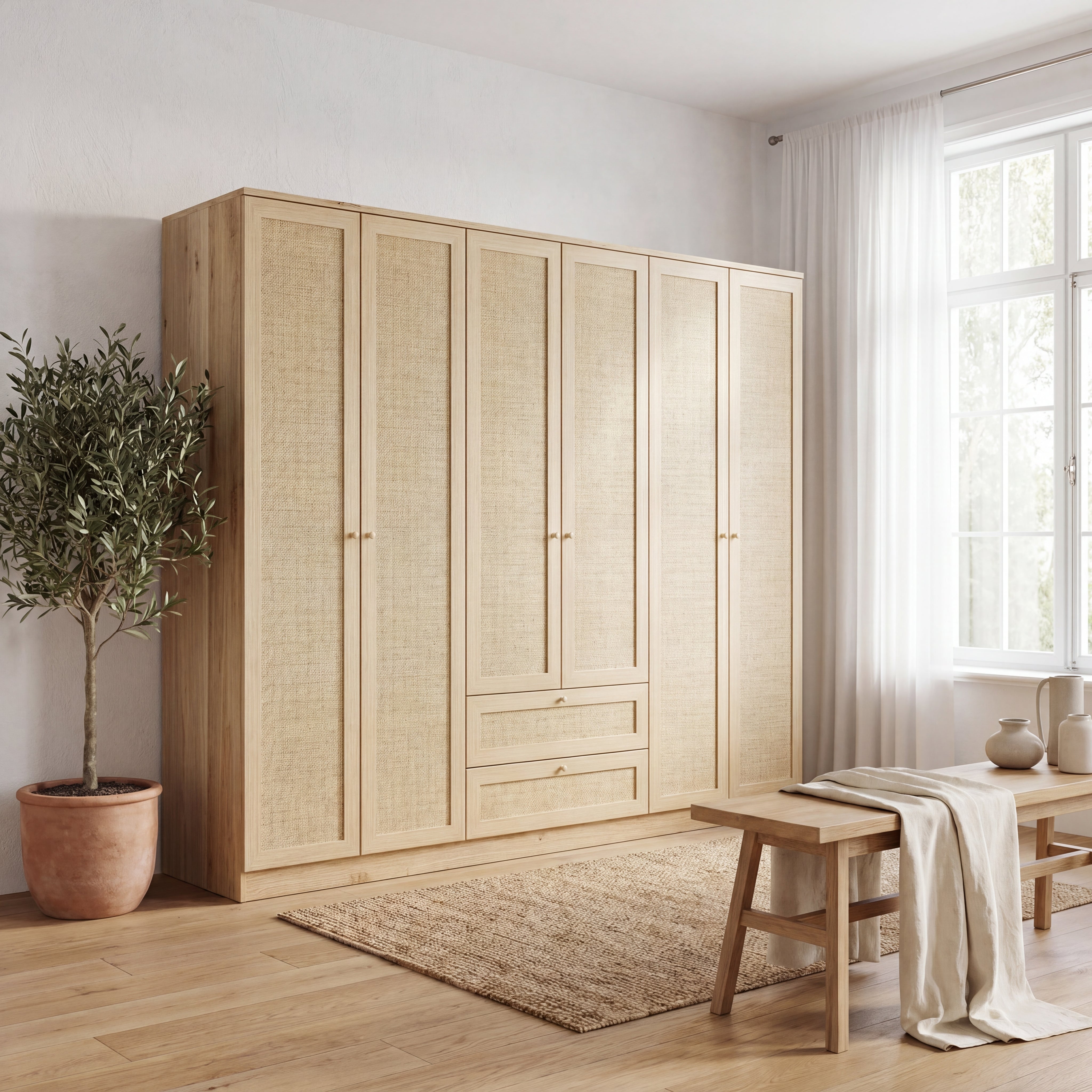 Marivva 6 Kapaklı Gardırop