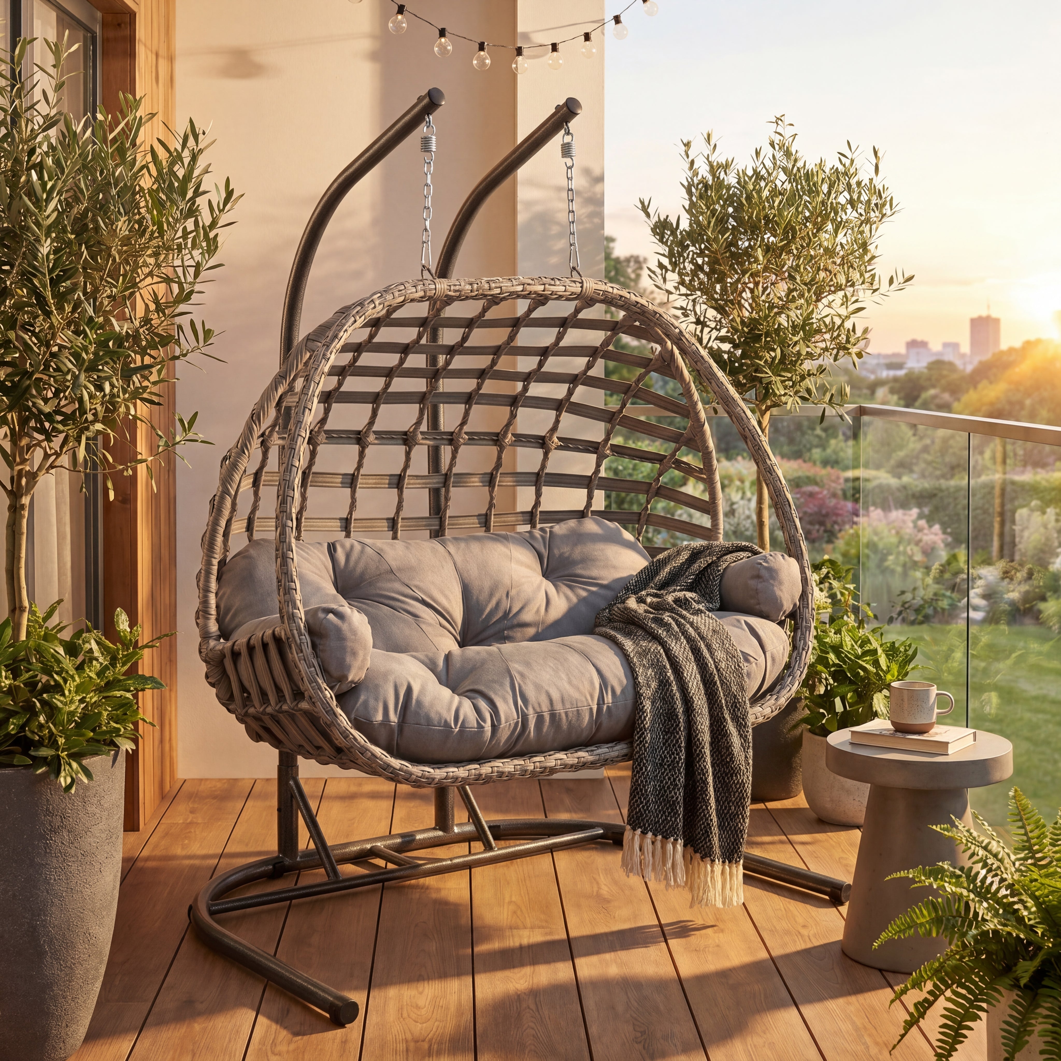 Oylat İkili Bahçe ve Balkon Salıncak